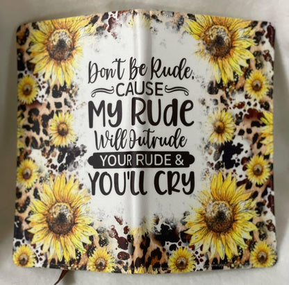190 Pages Faux leather notebook