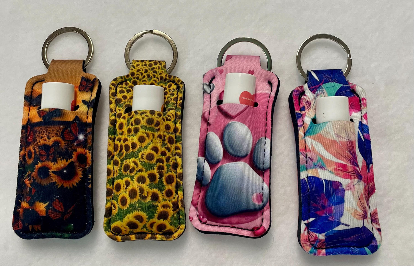 Key chain Lip Balm Holder