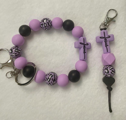 Enjoy a set of beaded Keychains