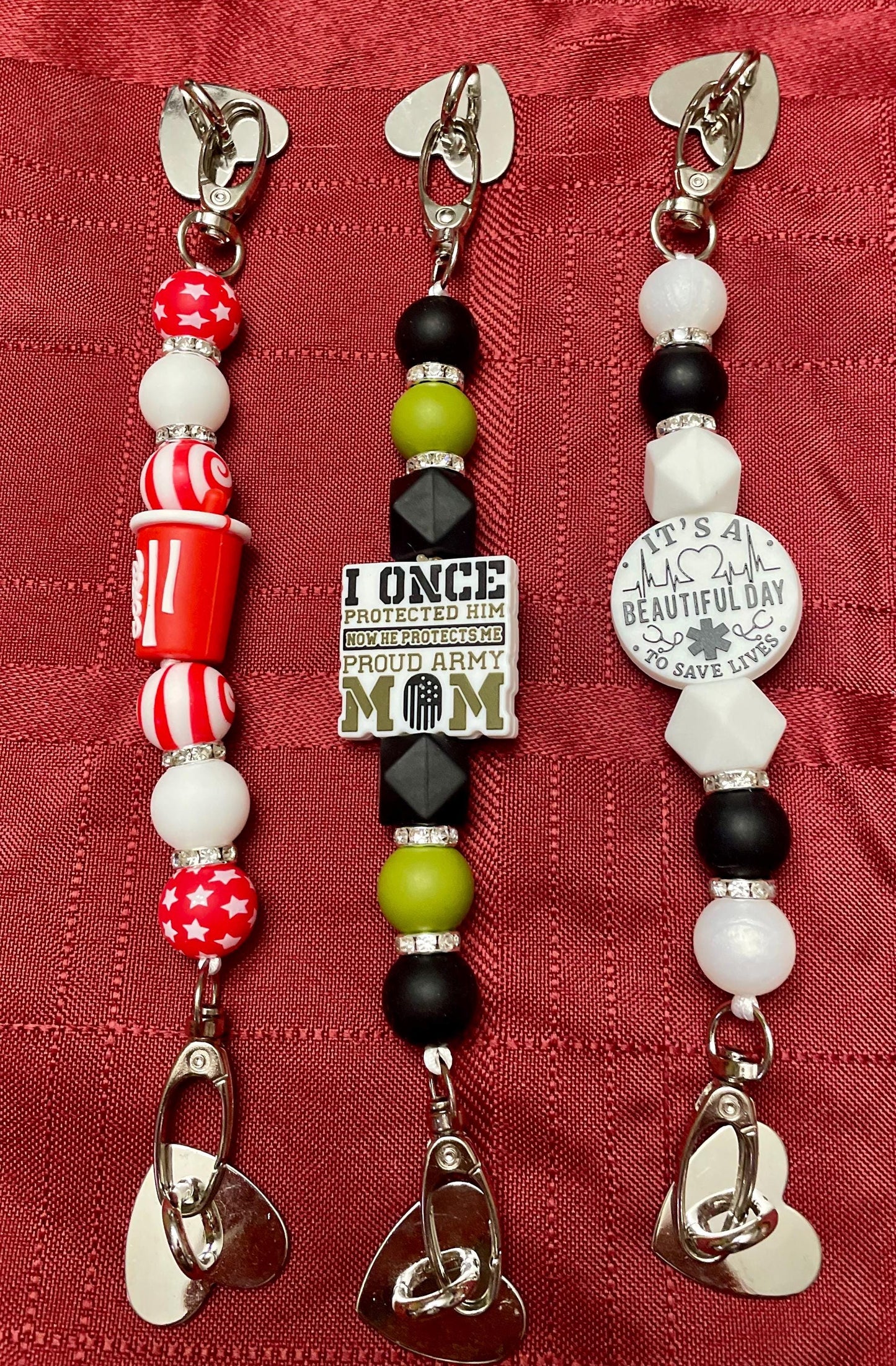 Beaded Phone Case Strap Holder