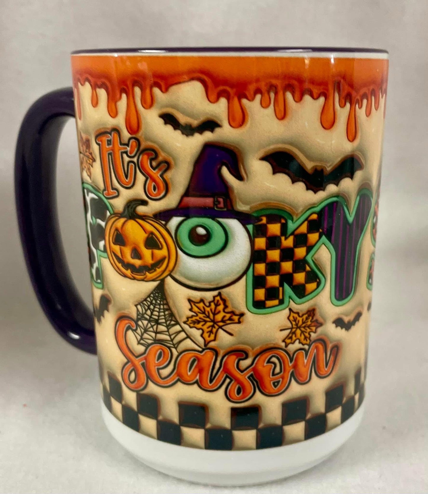 Enjoy a hot or cold drink in my 15 oz coffee mug.