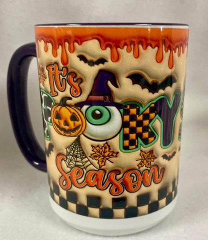 Enjoy a hot or cold drink in my 15 oz coffee mug.