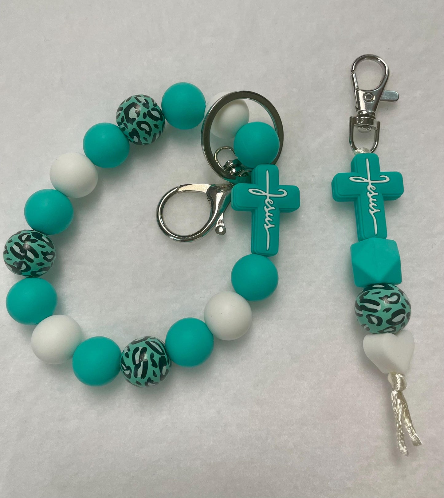 Enjoy a set of beaded Keychains