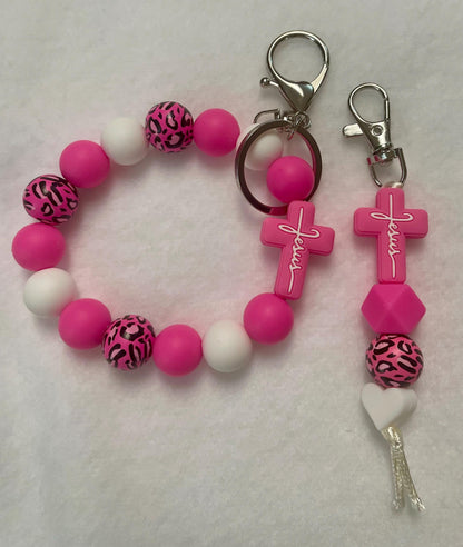 Enjoy a set of beaded Keychains