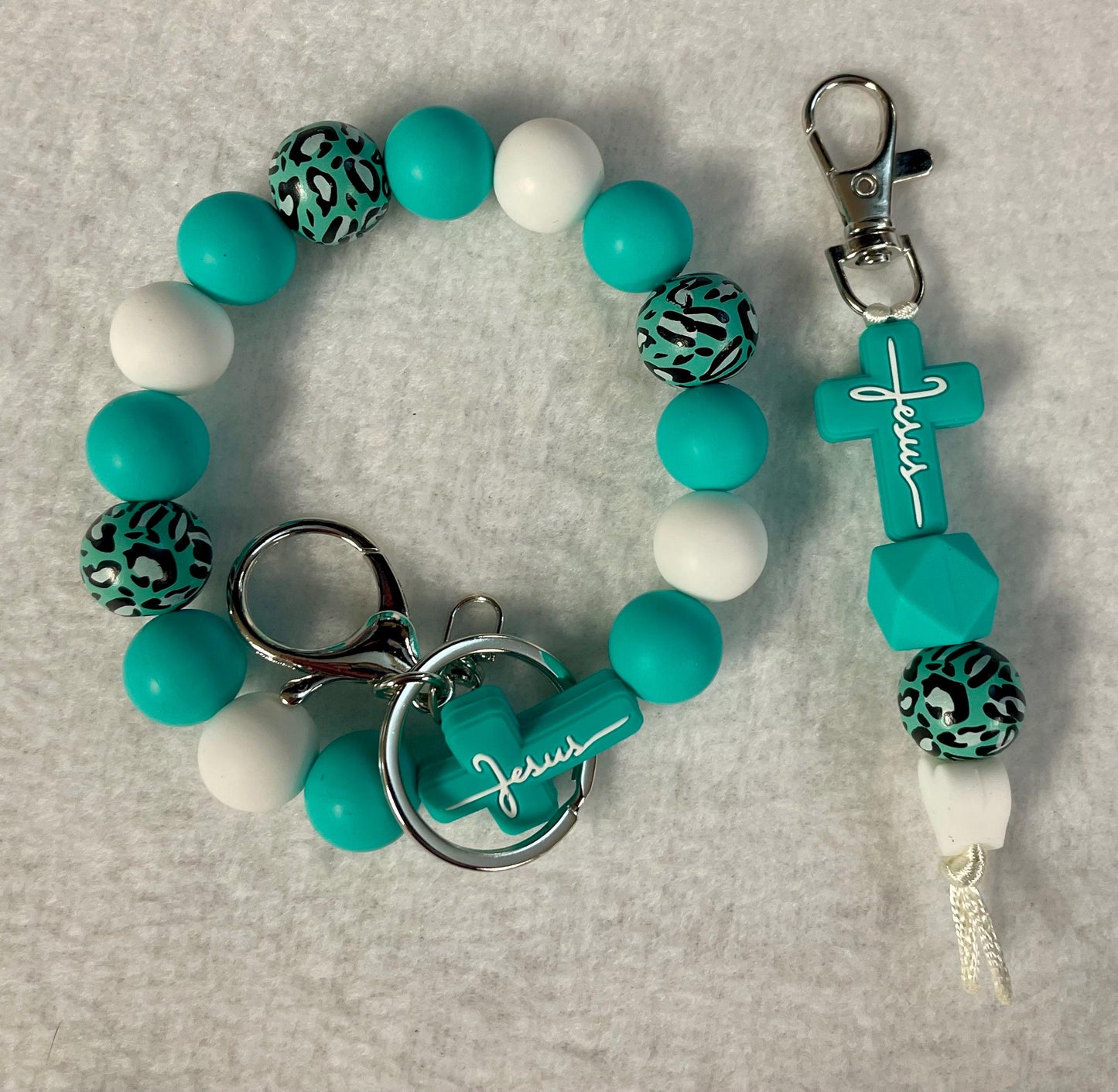 Enjoy a set of beaded Keychains