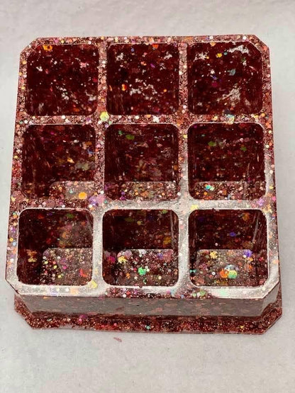 Resin lipstick holder