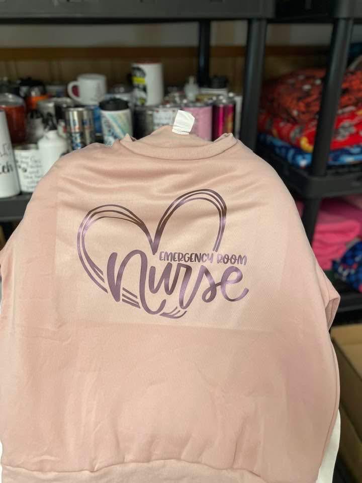 Personalized Emergency Department Sweatshirt: Comfortable Cotton Blend Apparel